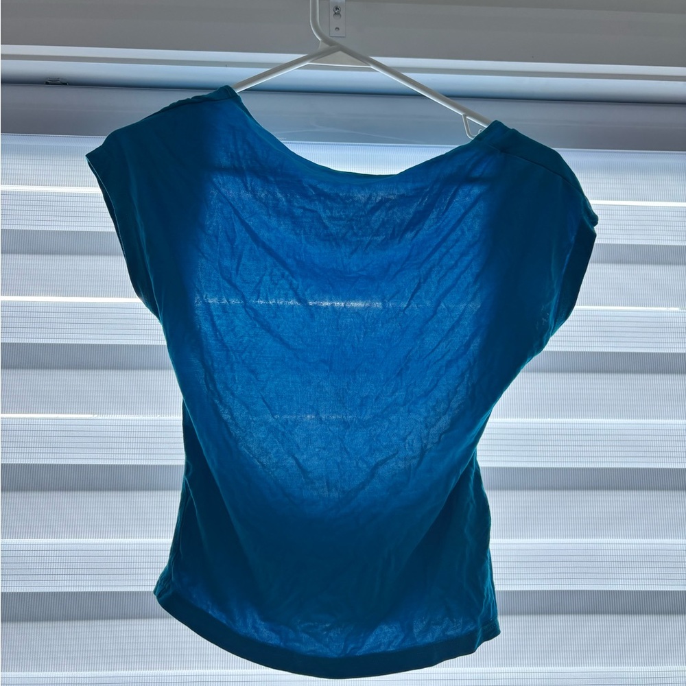 No Back Hot Blue Women's Top